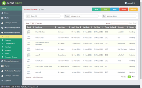 Alpha E-billing